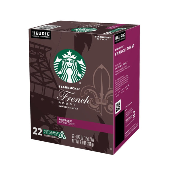 Keurig 5000346312 Starbucks French Dark Roast Coffee K-Cups