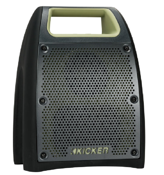 Kicker 44BF200G Bullfrog 400 Bluetooth/FM Outdoor Music System, Green