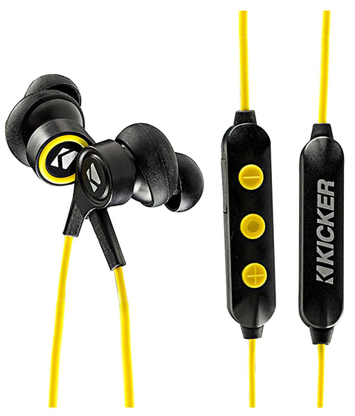 Kicker 46EB200BTB Bluetooth Sports Earbuds, Black