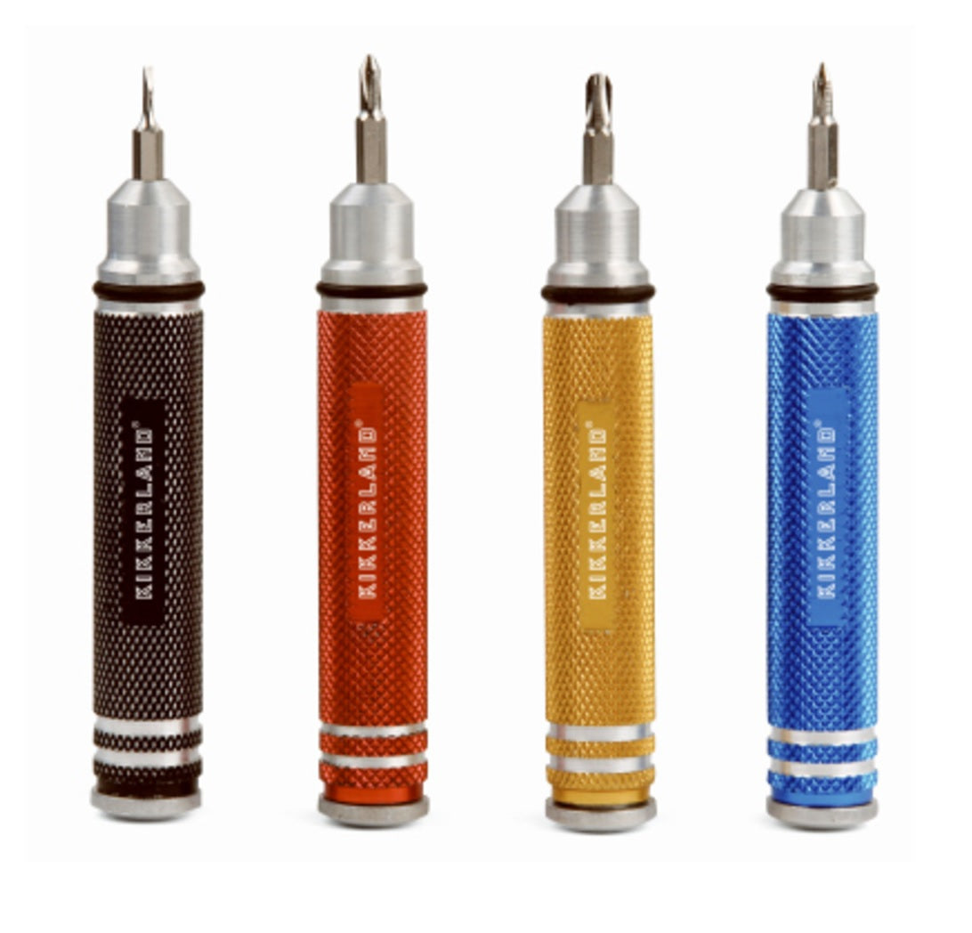 Kikkerland CD34-A Precision 8-in-1 Screwdriver, Assorted Colors