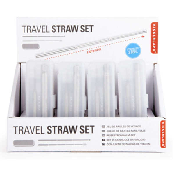 Kikkerland CU269 Travel Straw Set