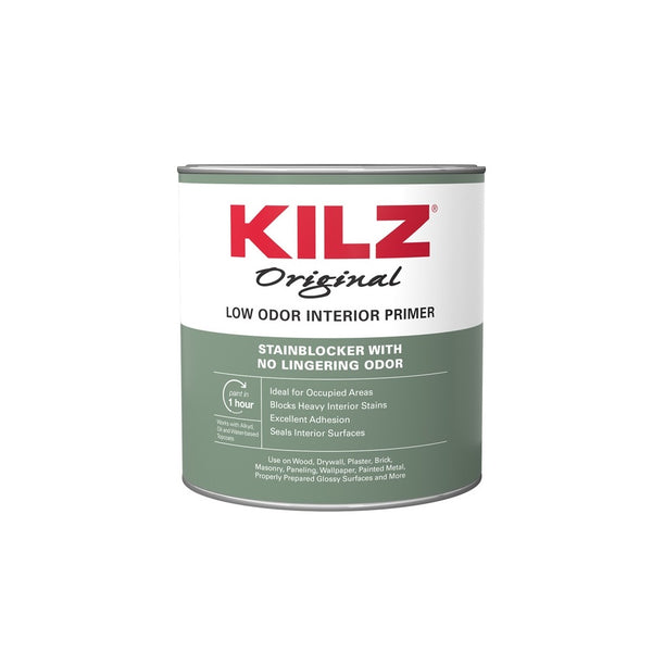 Kilz® Odorless 10042 Interior Oil Based Primer/Sealer & Stain Blocker, 1-Qt