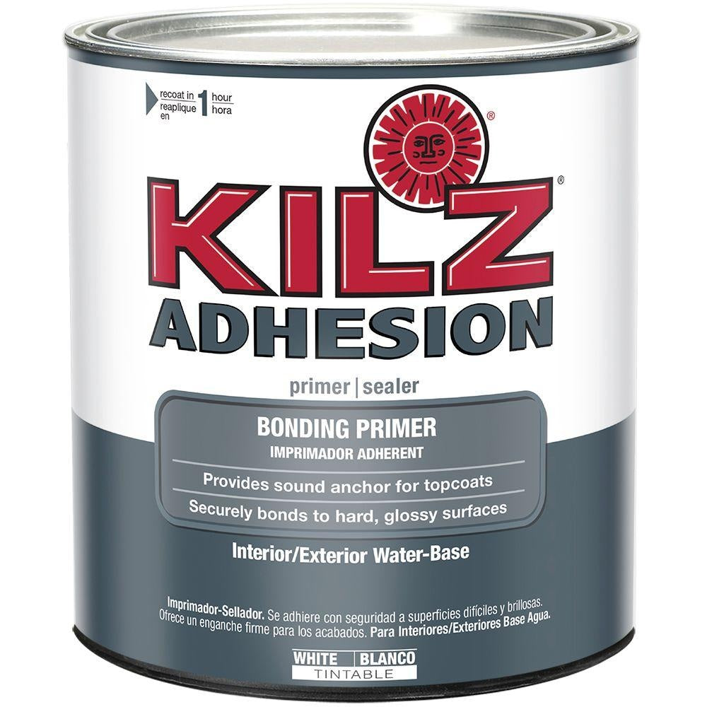 Kilz L211114 Interior & Exterior Adhesion Primer, Quart