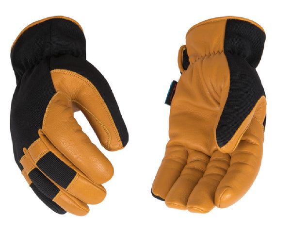 Kinco 3102HKP-L Goatskin and Synthetic Hybrid Gloves, Large