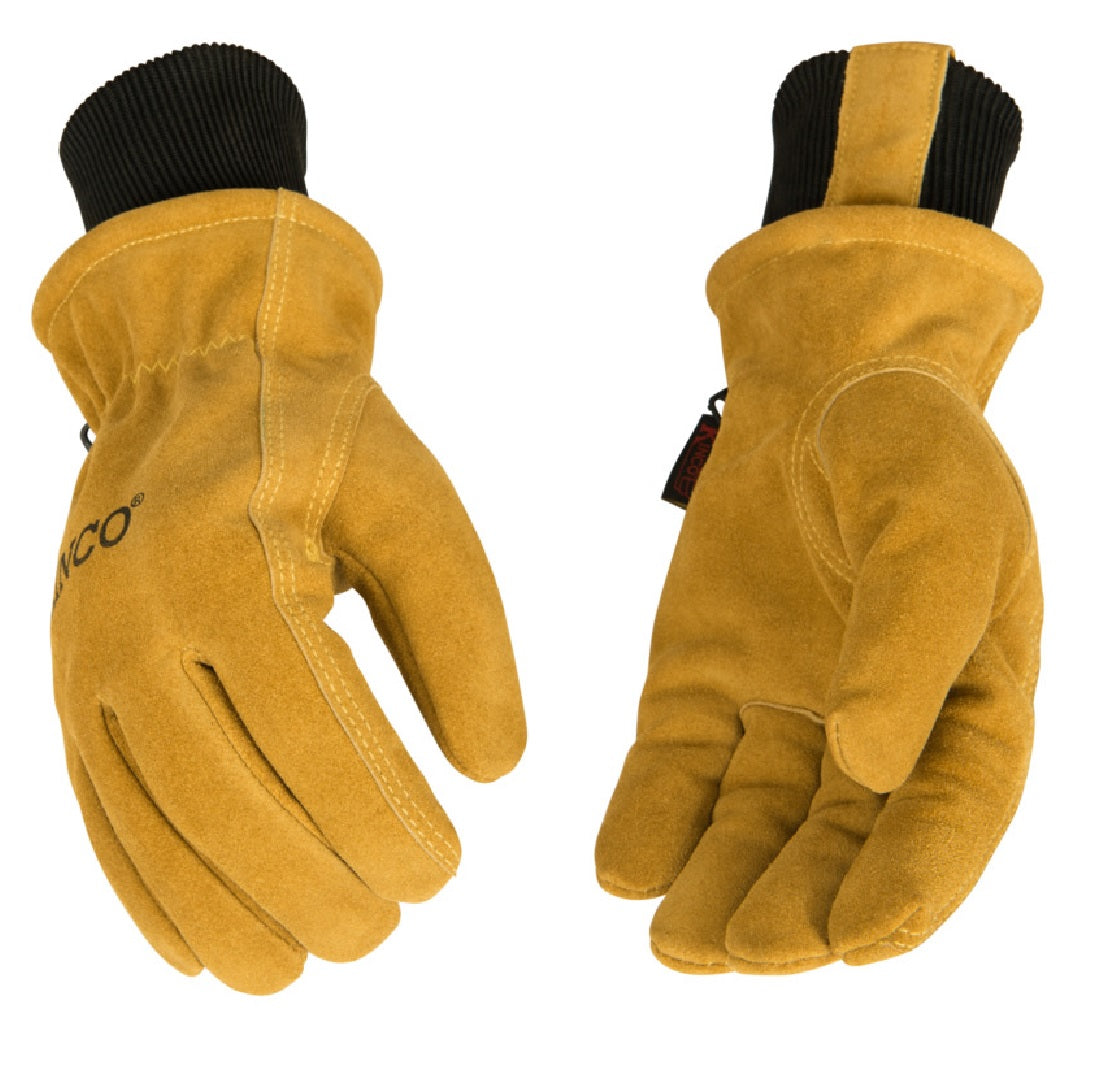 Kinco 350HKP-L Lined Water-Resistant Driver Cowhide Gloves