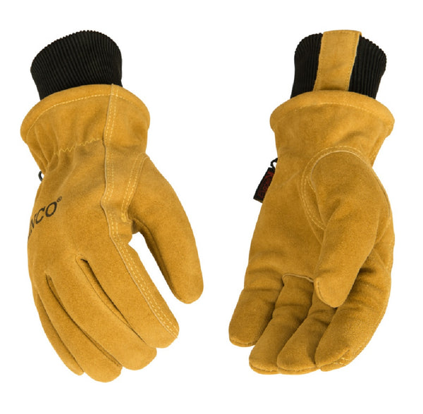 Kinco 350HKP-M Lined Water-Resistant Driver Cowhide Gloves