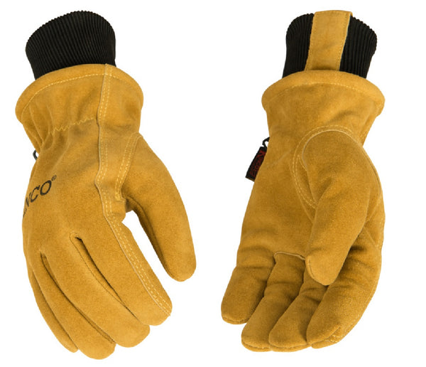 Kinco 350HKP-XL Lined Water-Resistant Driver Cowhide Gloves
