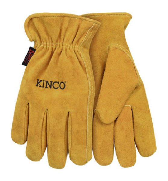 Kinco 50-KS Men's Keystone Thumb Driver Gloves, Gold, Small