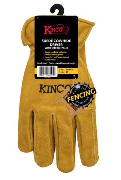 Kinco 97-L Palm Driver Gloves, Large