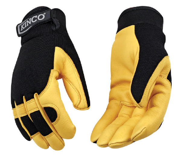 Kinco 101-M Gold Deerskin Driven Gloves, Medium