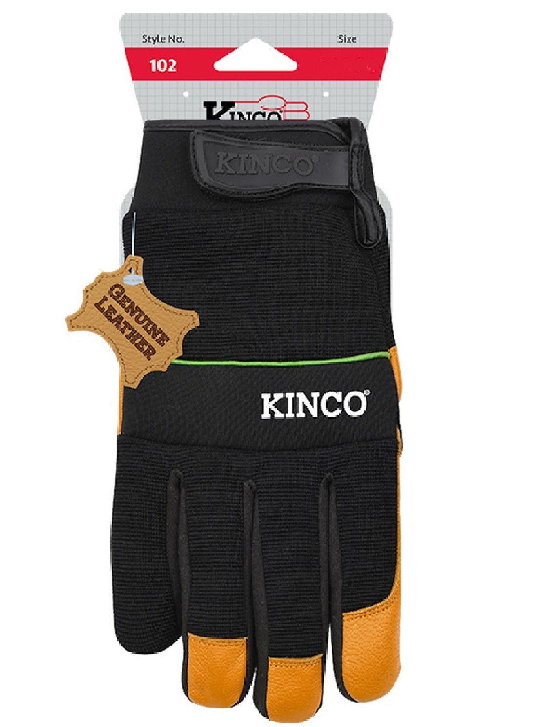 Kinco 102-M Premium Grain Goatskin with Pull-Strap, Medium