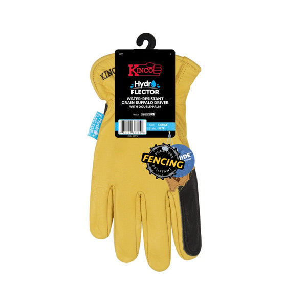 Kinco 387P-L Grain Grain Buffalo Gloves, Large