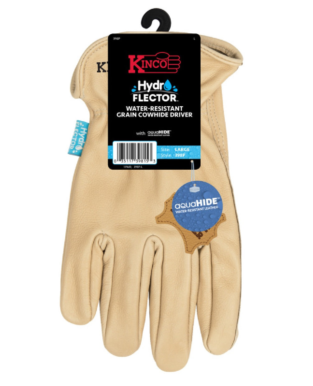 Kinco 398P-L Hydroflector Driver Gloves, Large