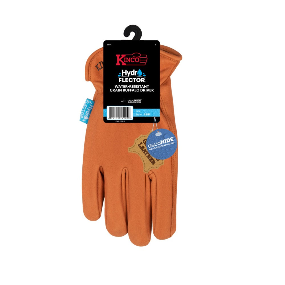 Kinco 381P-M Grain Grain Buffalo Gloves, Medium