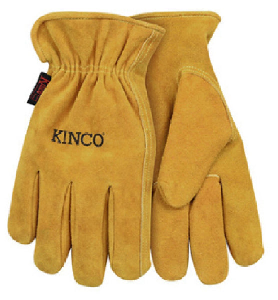 Kinco 50-S Suede Cowhide Leather Driver Gloves, Small