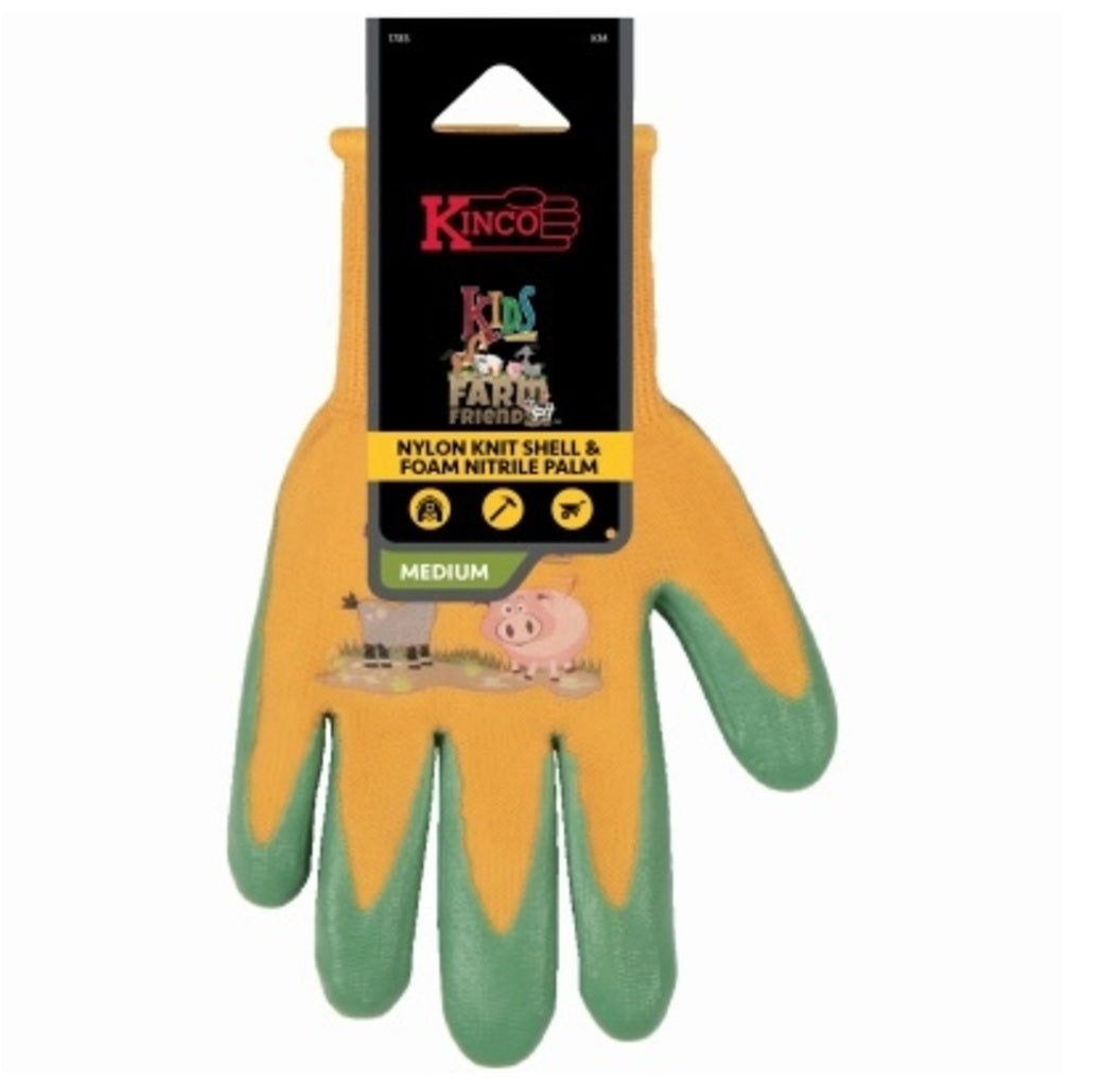 Kinco 1785W-KM Kids Farm Friends Glove, Medium