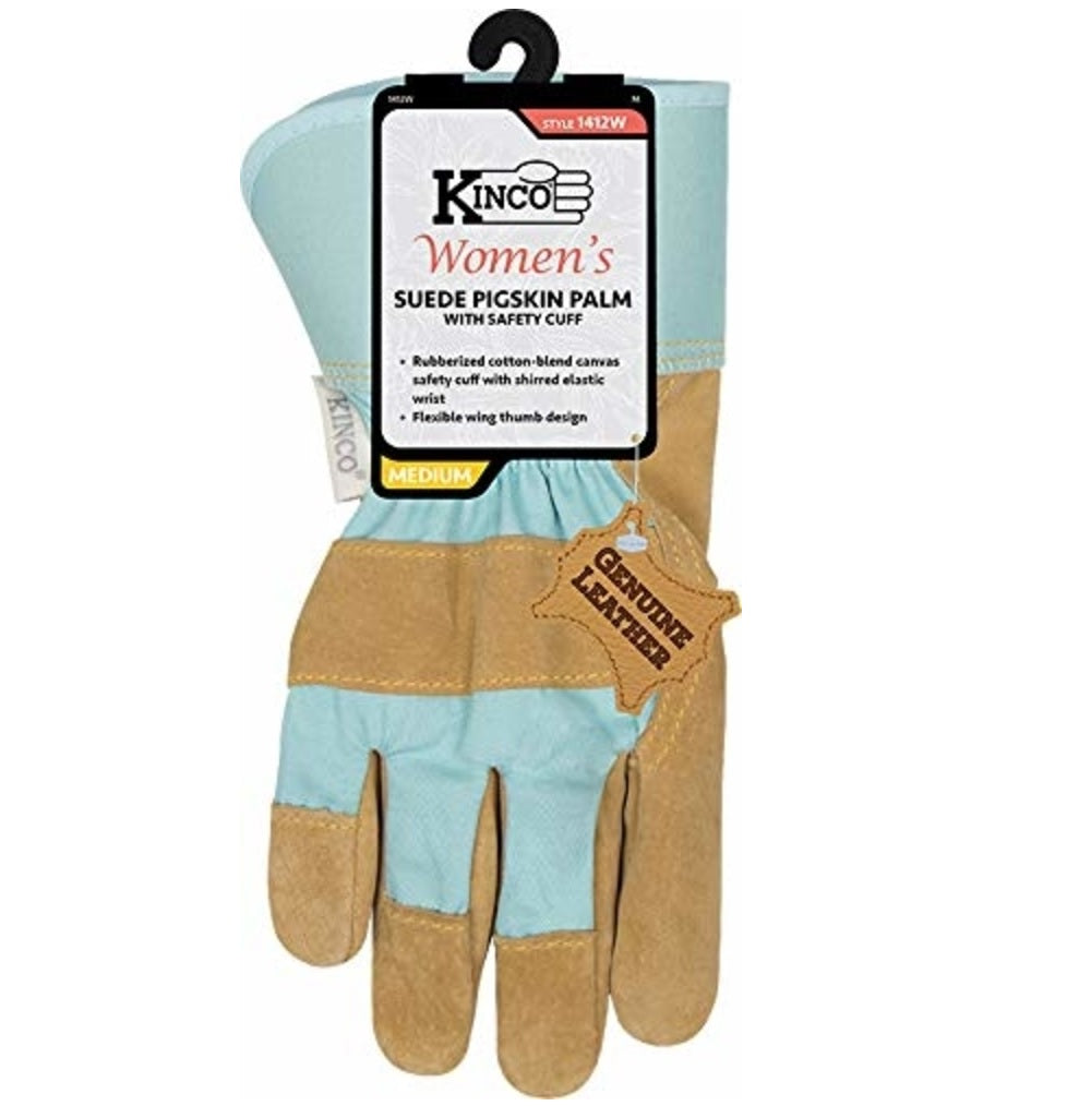 Kinco 1412W-M Women Pigskin Glove, Medium