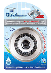 Kitchen SinkShroom KSS682 Sink Strainer Drain Protector, Stainless Steel