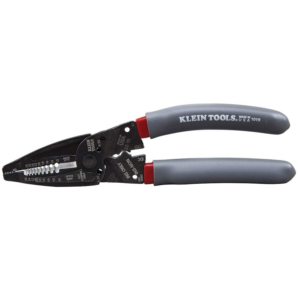 Klein Tools 1019 Kurve Wire Stripper & Crimper, Gray