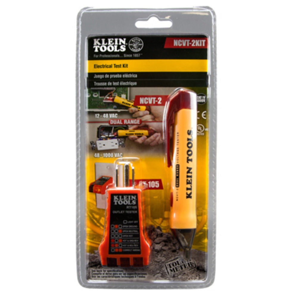 Klein Tools NCVT2PKIT Basic Voltage Test Kit With Dual Range