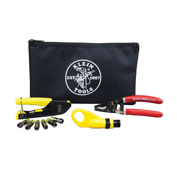 Klein Tools VDV026211 Coax Cable Installation Kit, Black