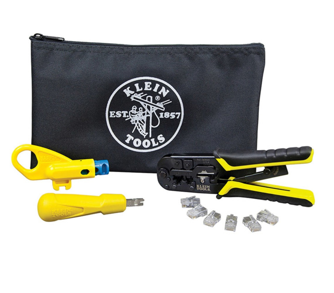 Klein Tools VDV026212 Twisted Pair Installation Kit, Black