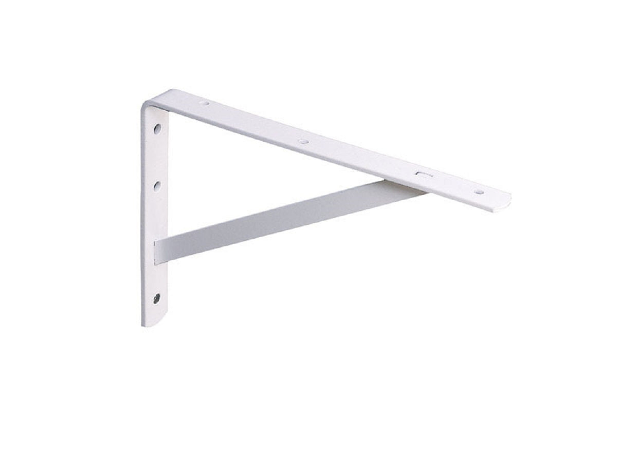Knape & Vogt 208 WH 400 Heavy Duty  Bracket, White, 16 inch