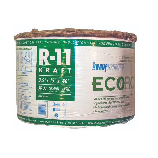 Knauf Insulation KR91E/TAK ECOROLL Insulation, Brown