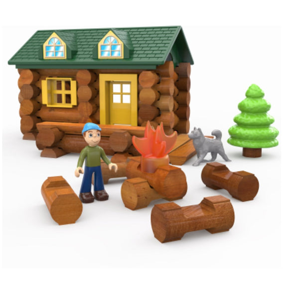 Knex 00821 Lincoln Logs On The Trail Building Set