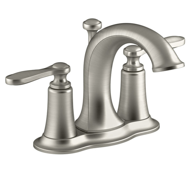Kohler R45780-4D1-BN Linwood Two Handle Lavatory Faucet, Brushed Nickel