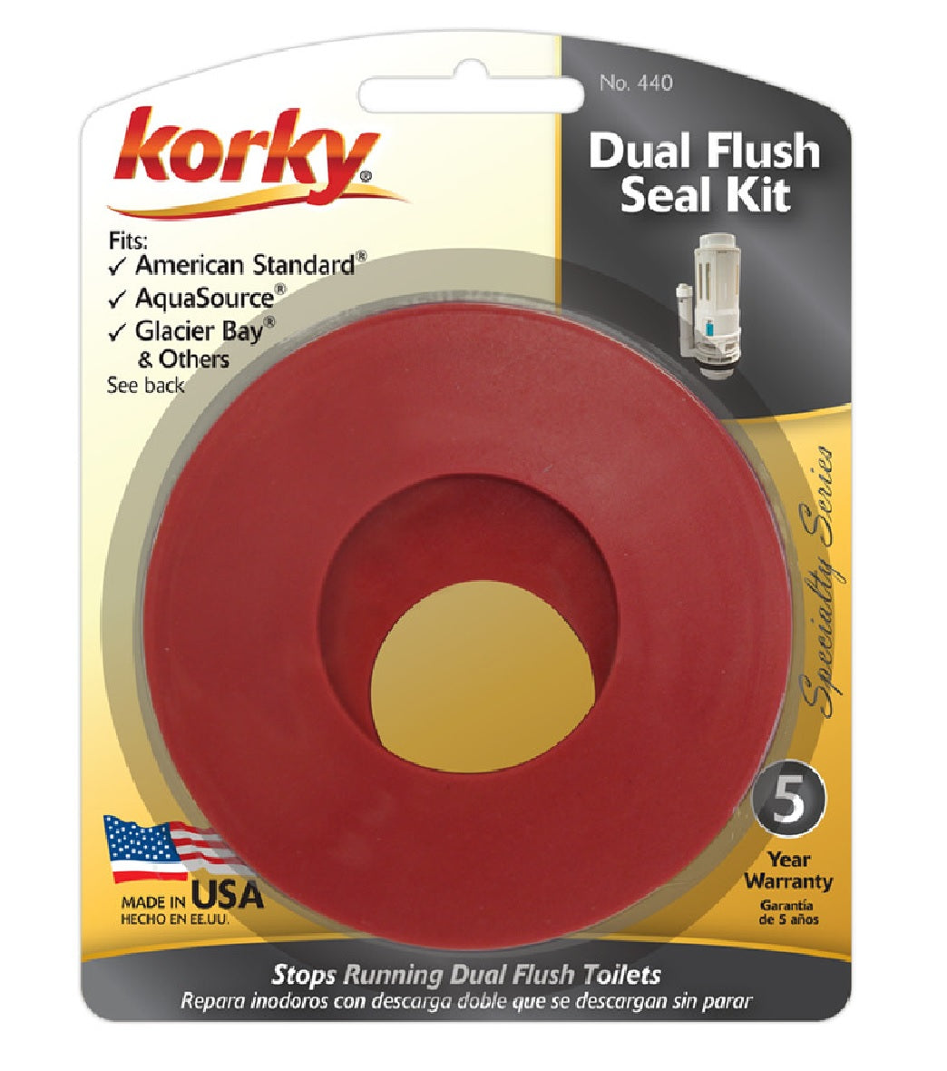 Korky 440BP Dual Flush Seal Kit, Red
