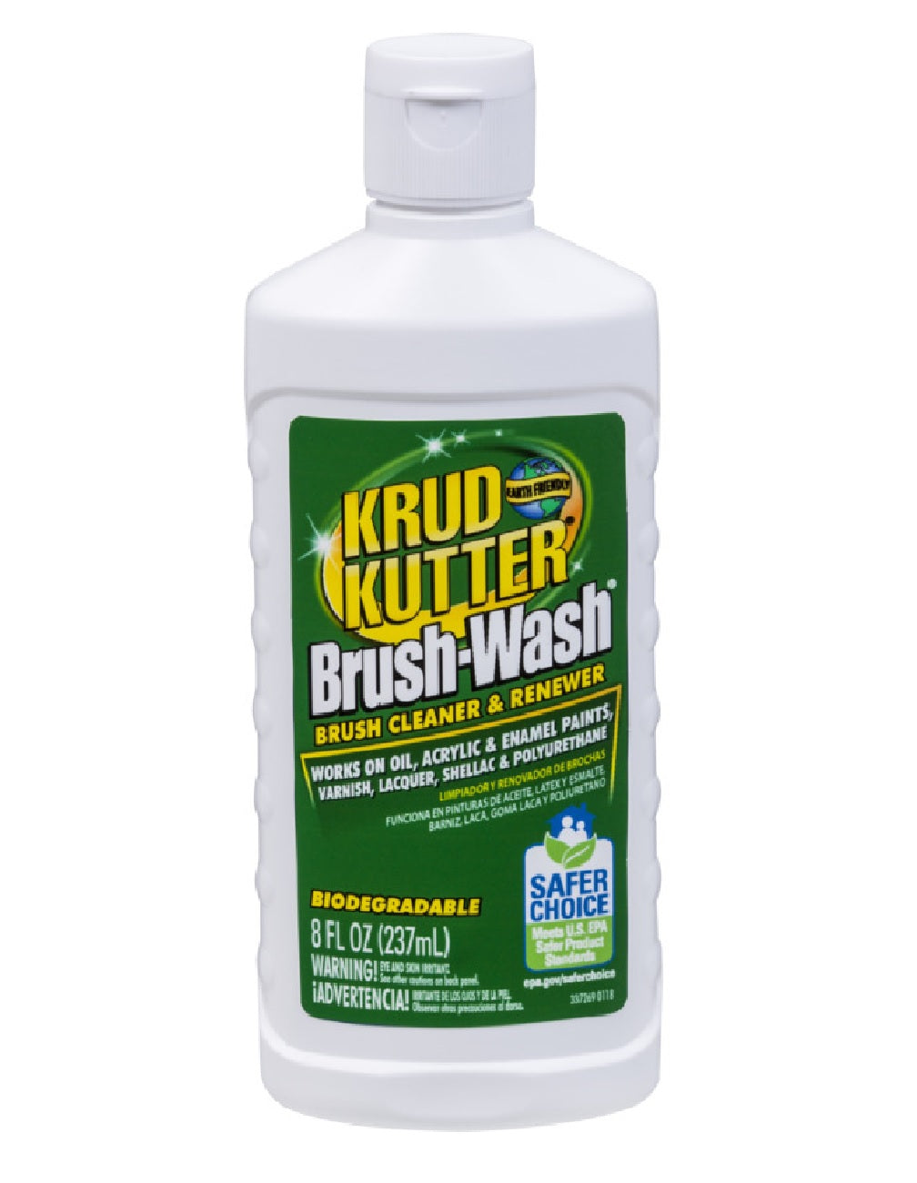 Krud Kutter 337231 Brush-Wash Cleaner & Renewer, Liquid, 8 Oz