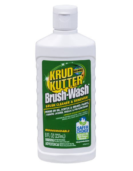 Krud Kutter 337231 Brush-Wash Cleaner & Renewer, Liquid, 8 Oz