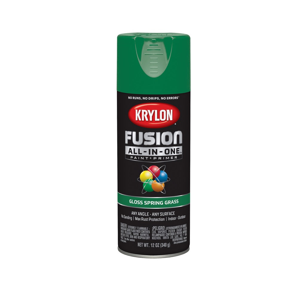 Krylon K02724007 Fusion All-In-One Paint & Primer Spray Paint, 12 Oz