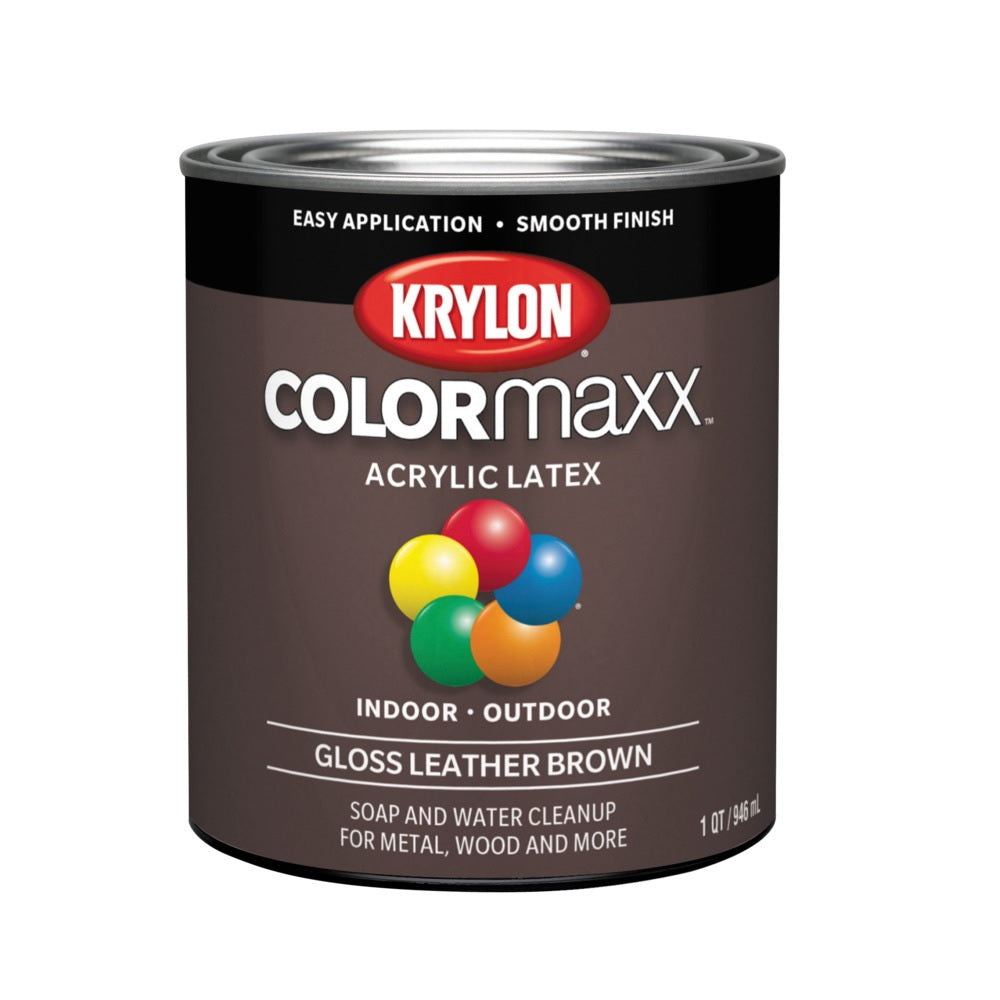 Krylon K05622007 COLORmaxx Interior/Exterior Paint, 32 Oz