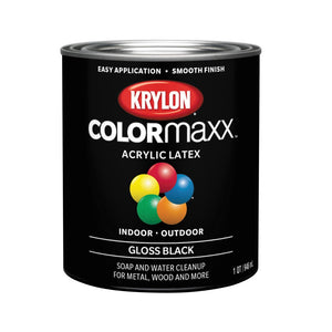 Krylon K05617007 COLORmaxx Interior/Exterior Paint, 32 Oz
