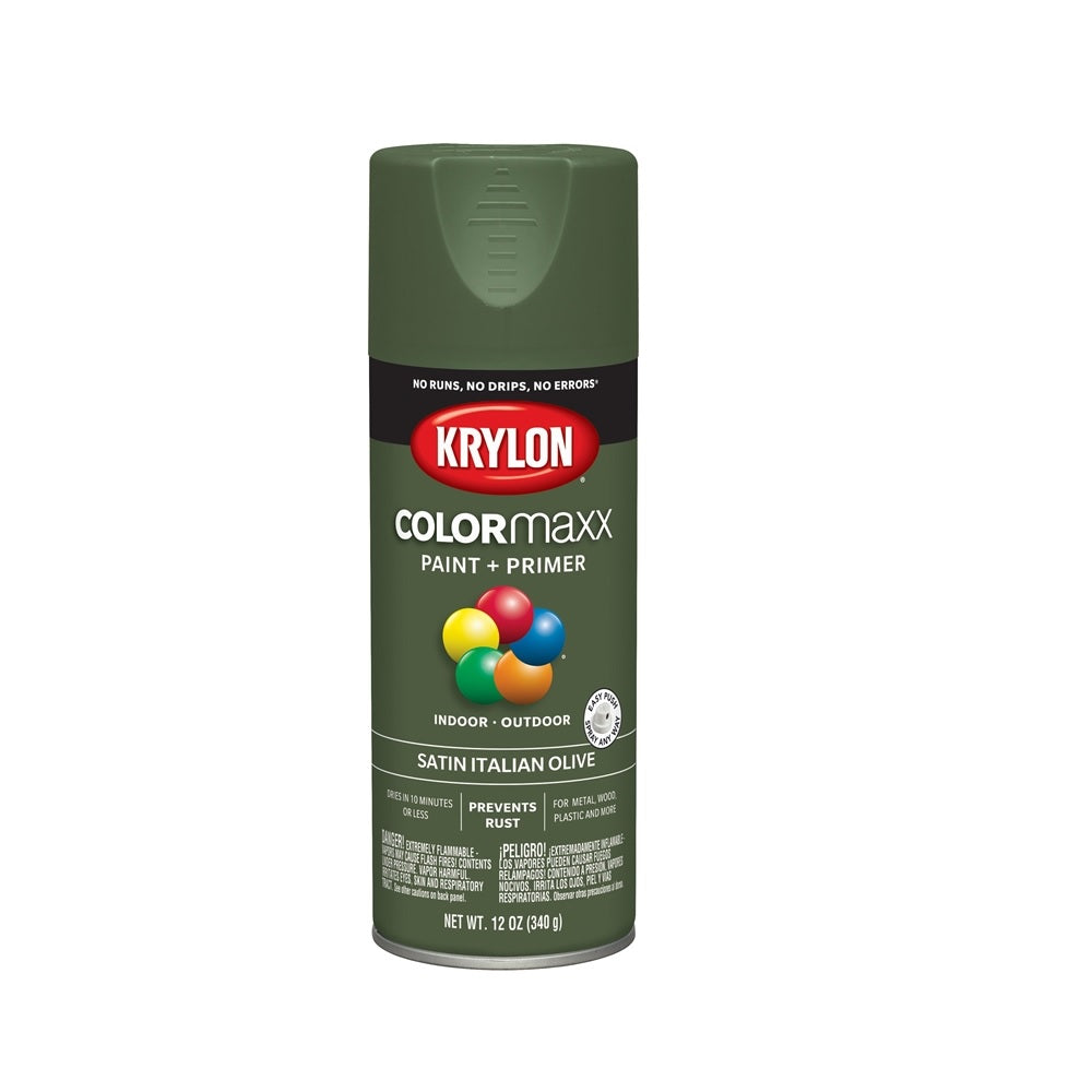 Krylon K05566007 COLORmaxx Spray Paint, 12 Oz
