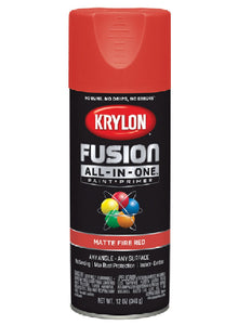 Krylon K02756007 Fusion All-In-One Paint + Primer Spray Paint, 12 Oz