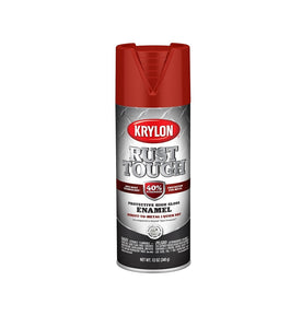 Krylon K09230008 Rust Tough Enamel Spray Paint, Cherry Red, 12 Ounce