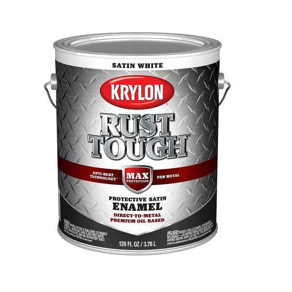 Krylon K09732008 Rust Tough Rust Preventative Brush On Enamel, 1 Gallon
