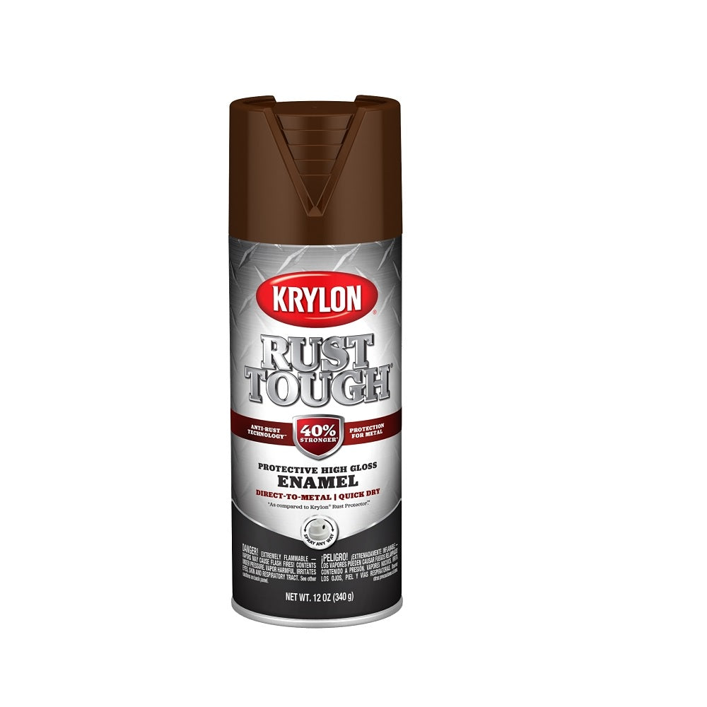 Krylon K09263008 Rust Tough Rust-Preventative Enamel, 12 Ounce