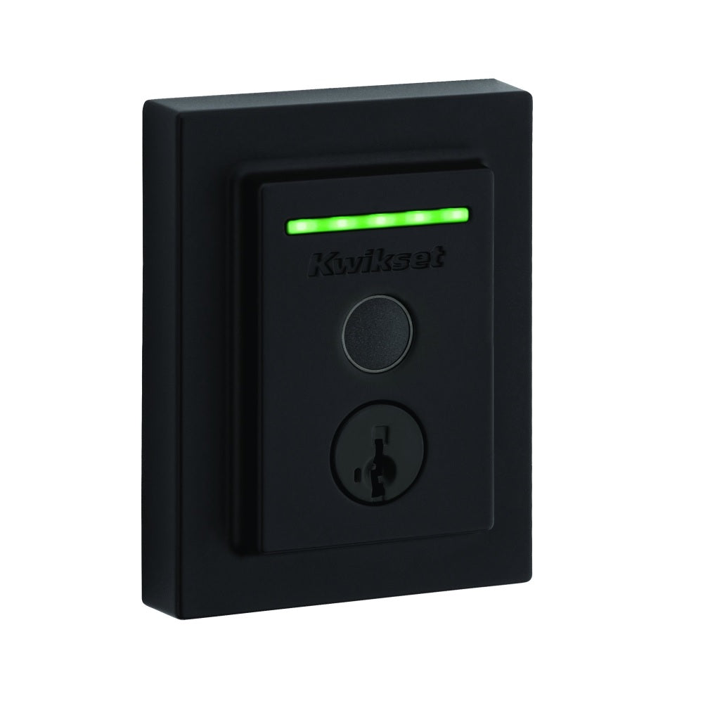 Kwikset 959CNT 514 Halo Wi-Fi Enabled Smart Lock, Matte Black