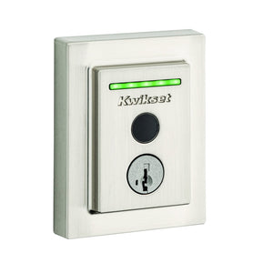 Kwikset 959CNT 15 Halo Wi-Fi Enabled Smart Lock, Satin Nickel