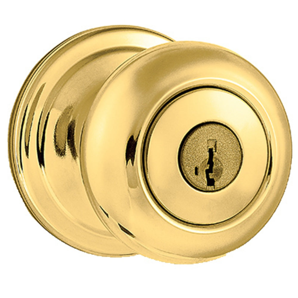 Kwikset 740H 3 SMT 6AL RCS K3 V1 Hancock Entry Lockset, Polished Brass