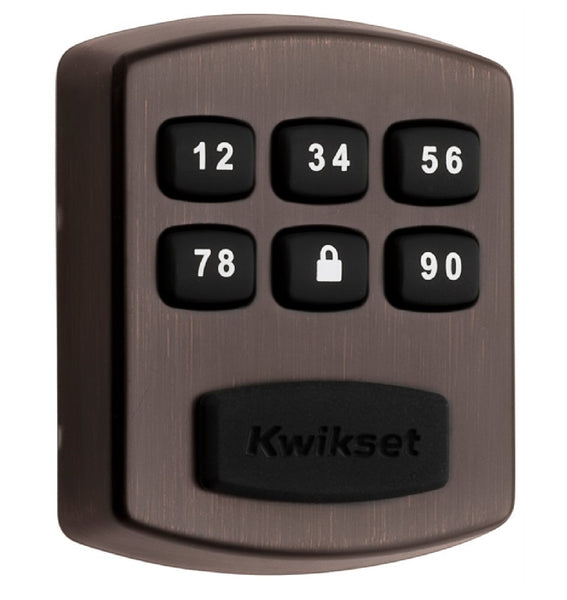 Kwikset 905 11P CP Electronic Deadbolt, Venetian Bronze