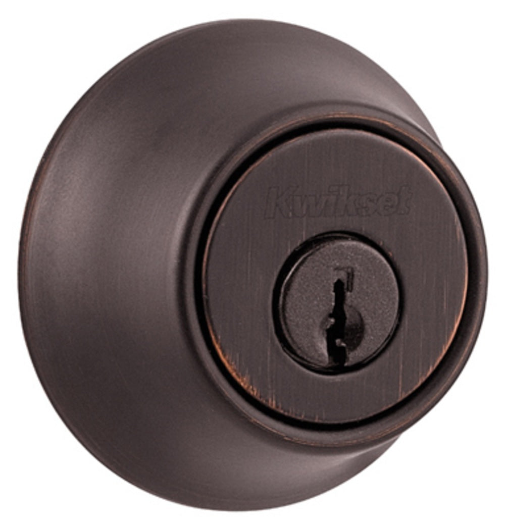 Kwikset 660 11P RCAL RCS K3 V1 Single Cylinder Deadbolt, Venetian Bronze