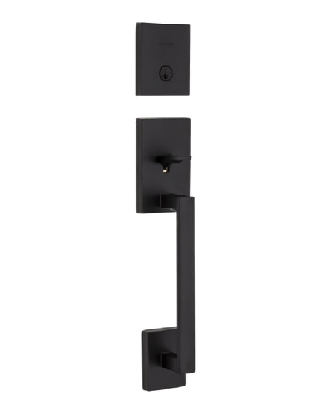 Kwikset 818SCEXHFL 514 Door Handle Set, Halifax Lever