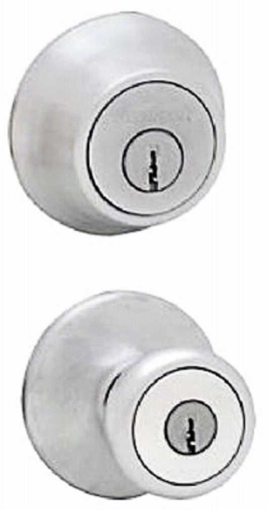 Kwikset 690T 26D RCAL RCS Single Cylinder Deadbolt Entry Lockset, Satin Chrome