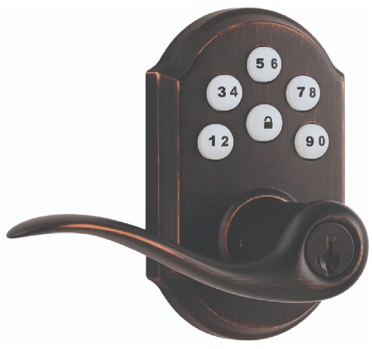 Kwikset 911TNL-11P SMT Deadbolt Lever, Metal, Venetian Bronze