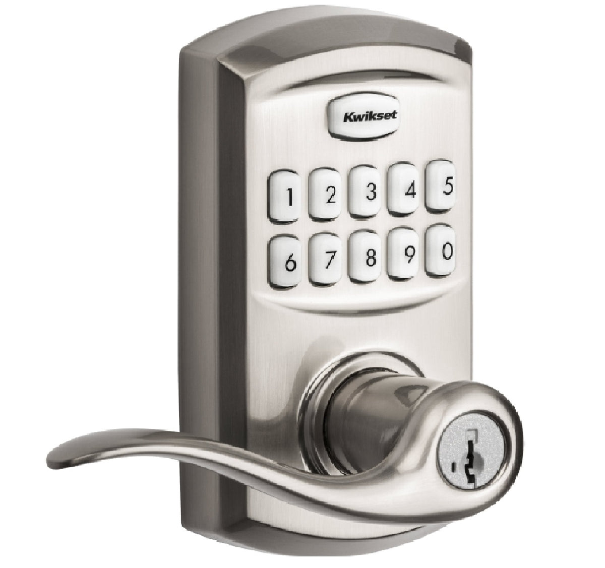 Kwikset 911TNL-15 SMT Deadbolt Lever, Metal, Satin Nickel